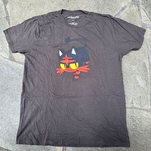 Litten Pokémon Sun And Moon Graphic Tee We Love Fine Men’s XL Gray